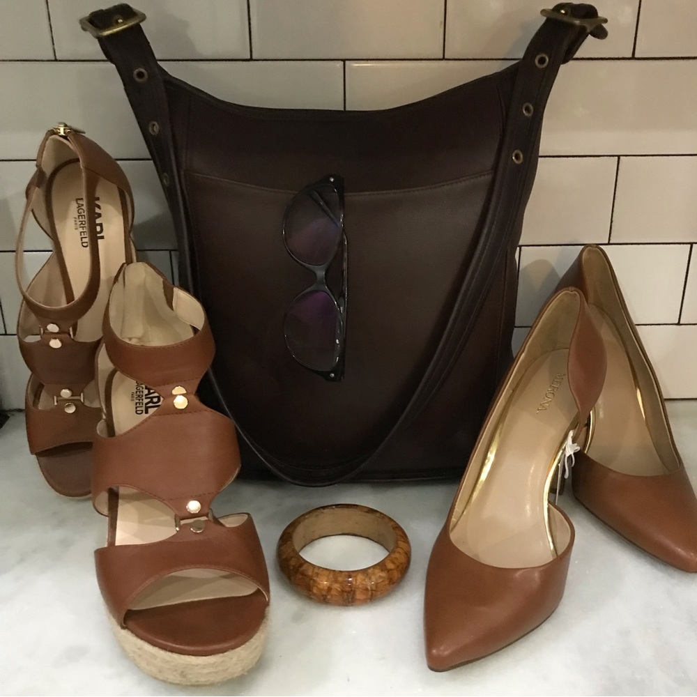 Coach leather handbag